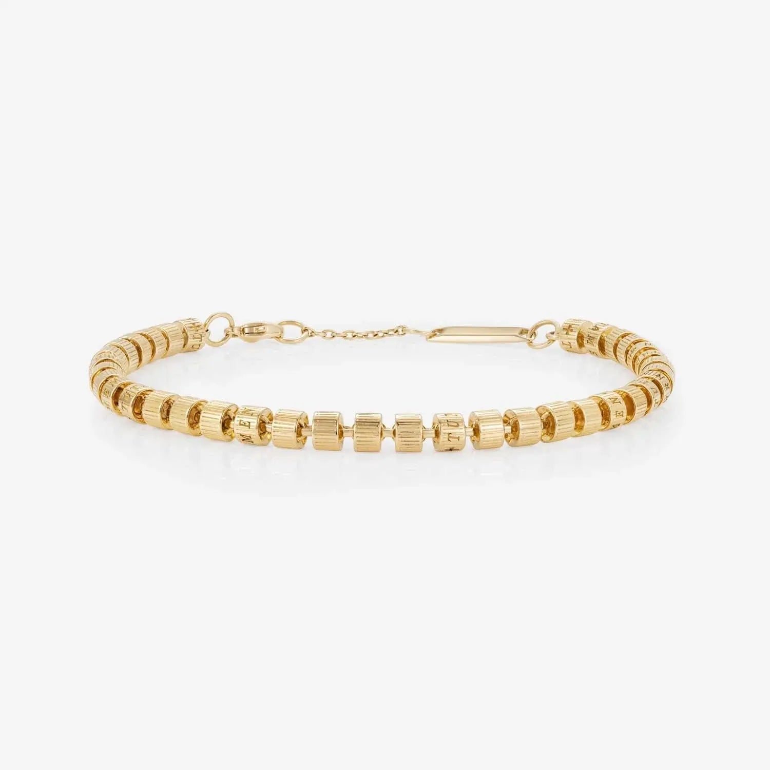 886 Tutamen Stack Bracelet in 18ct Yellow Gold 886 The Royal Mint