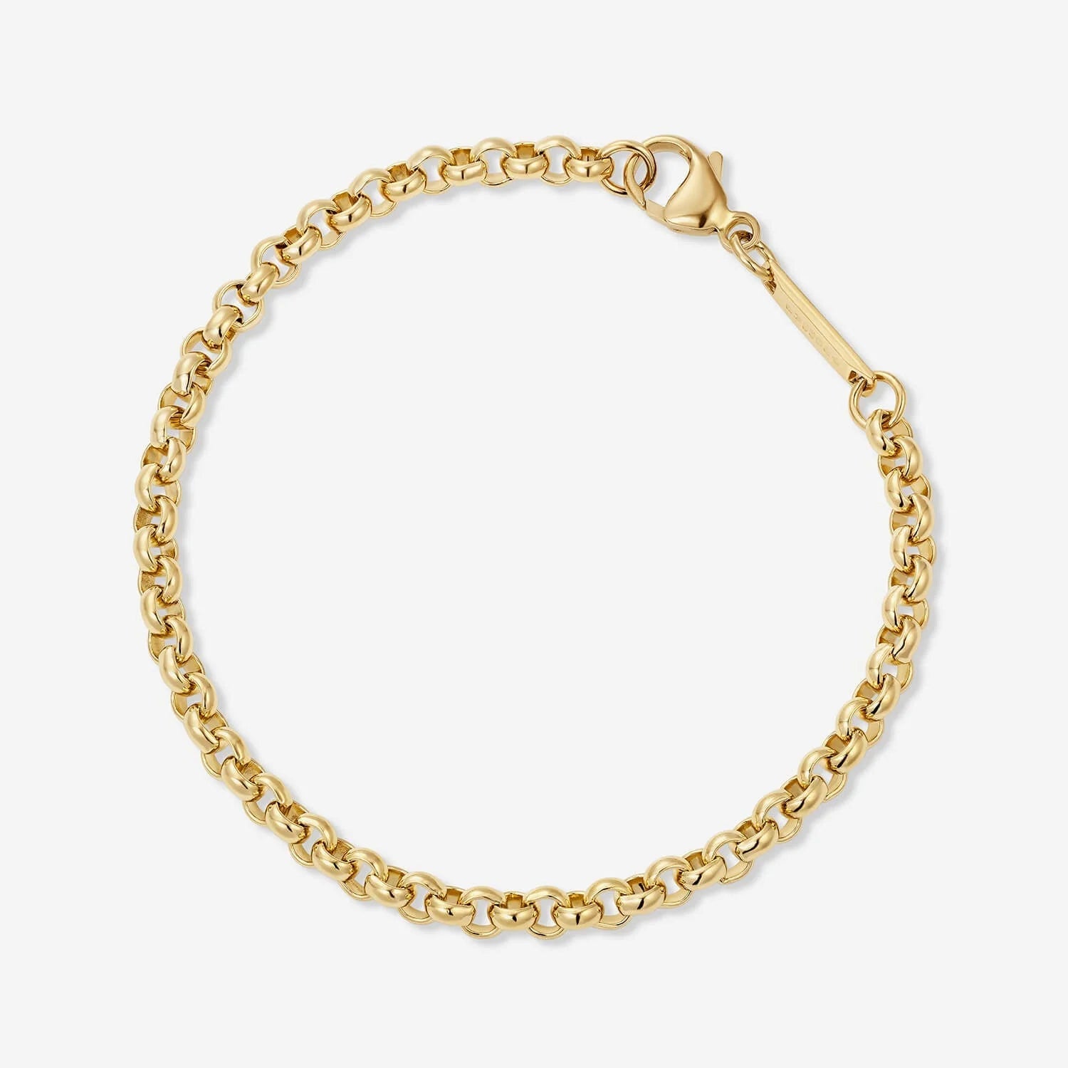886 Belcher Chain Bracelet in 18ct Yellow Gold