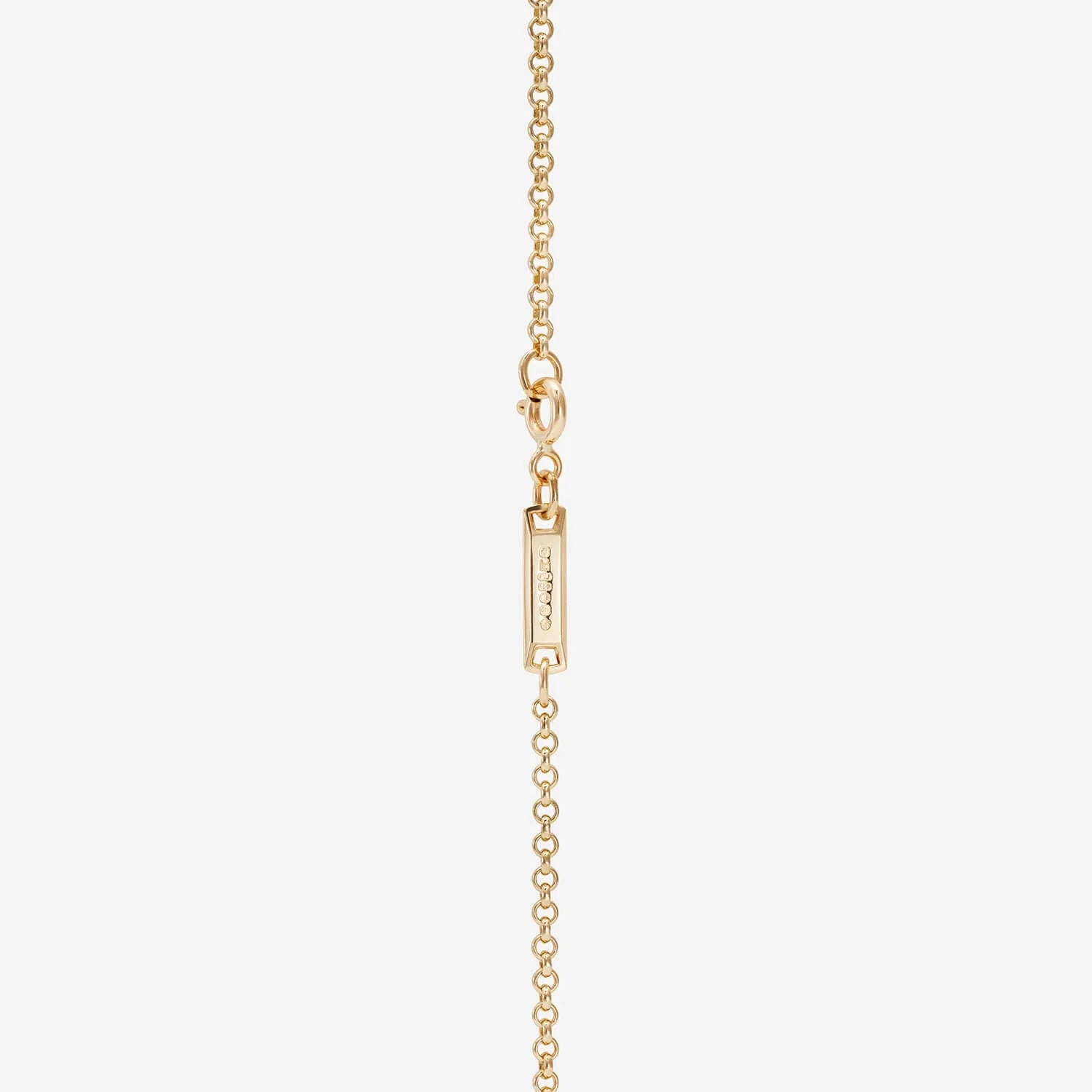 886 T-Bar With Chain in 18ct Yellow Gold