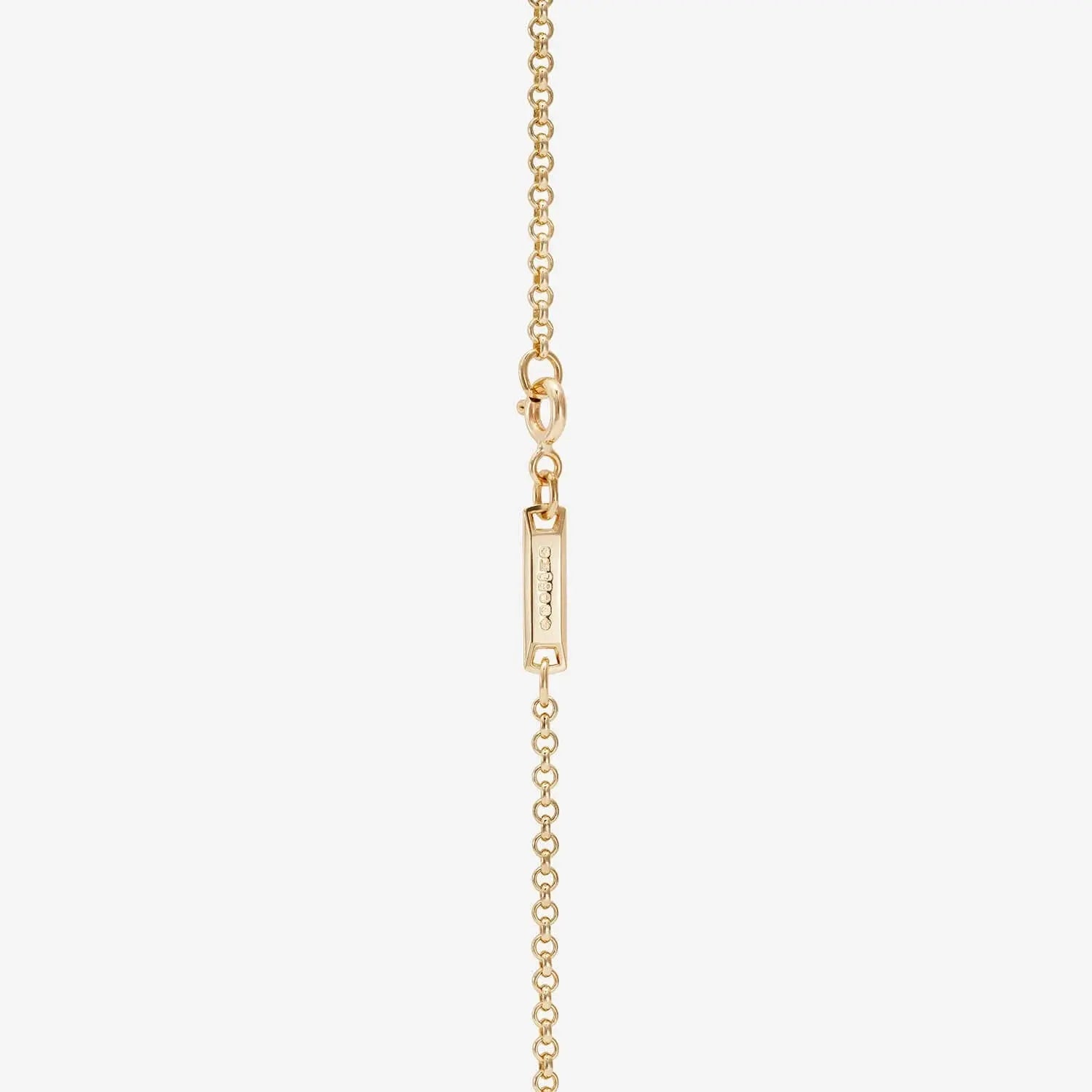 886 T-Bar With Chain in 18ct Yellow Gold 886 The Royal Mint