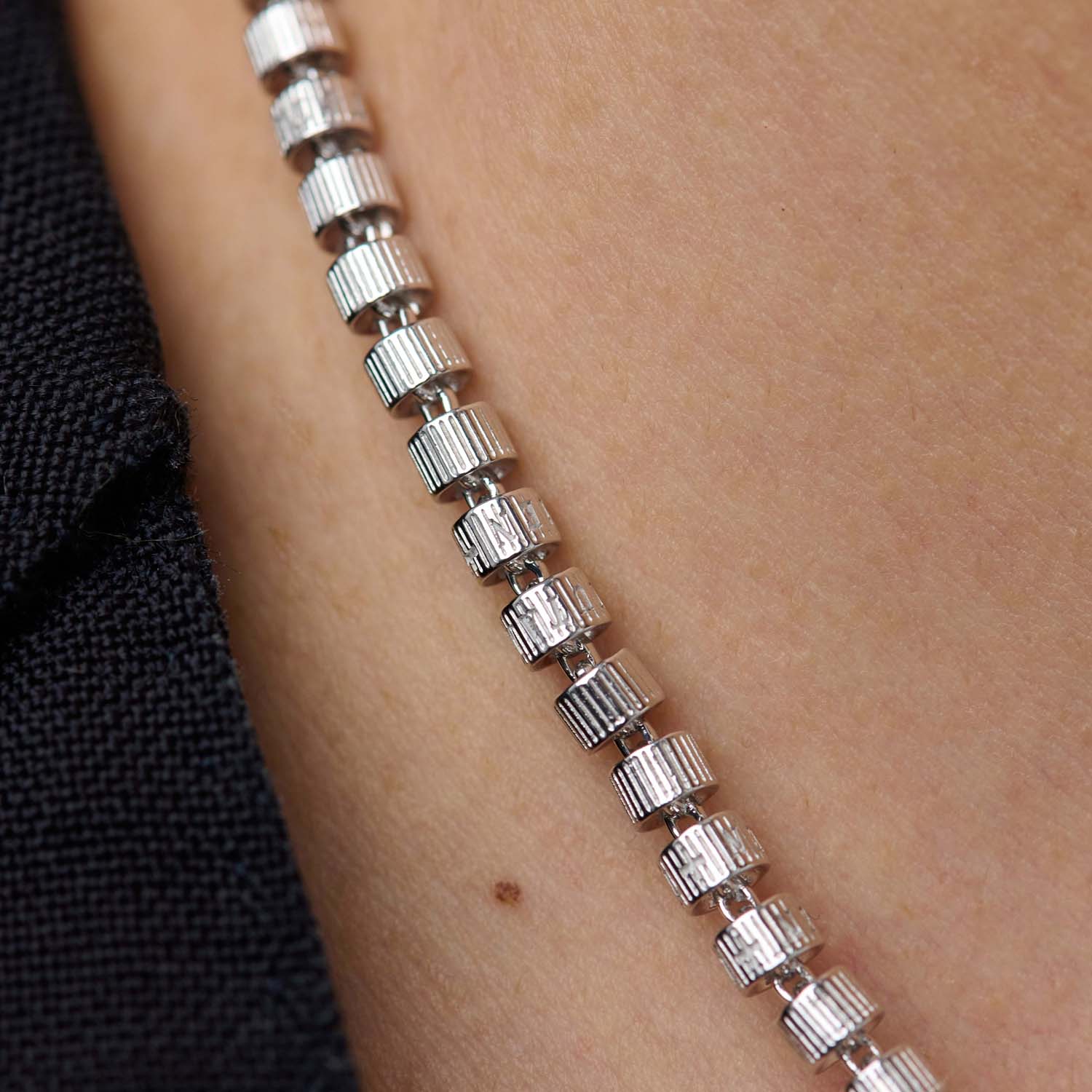 886 Tutamen Stack Necklace in Sterling Silver