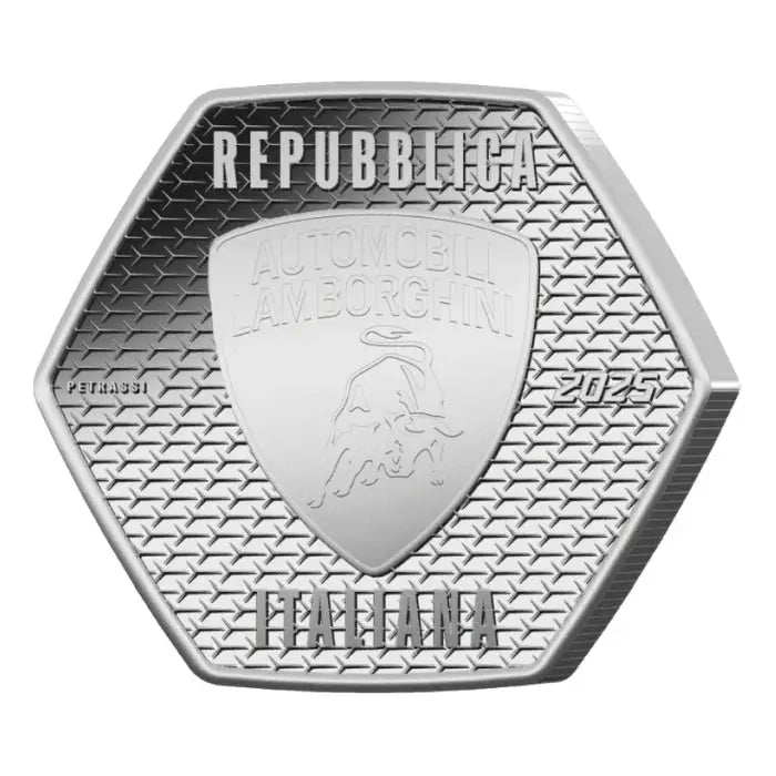 Lamborghini Italian Excellences Silver 3 oz (ounce) Set Italian Mint IPZS