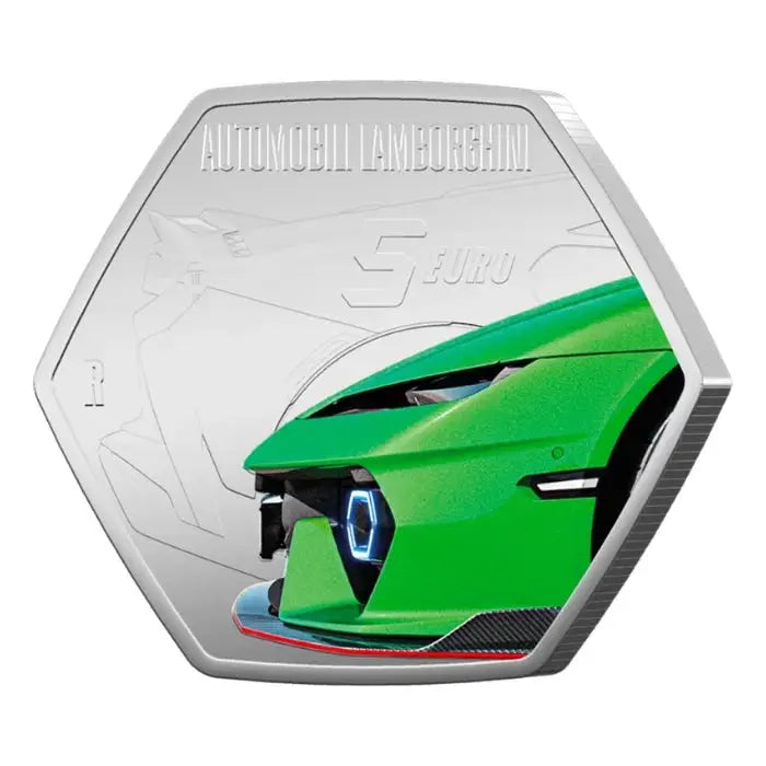 Lamborghini Italian Excellences Silver 3 oz (ounce) Set Italian Mint IPZS