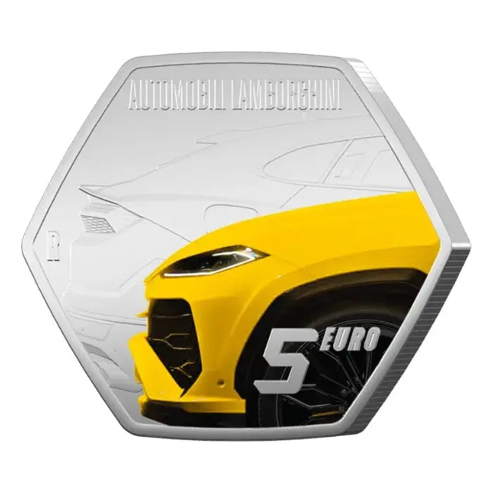 Lamborghini Italian Excellences Silver 3 oz (ounce) Set Italian Mint IPZS