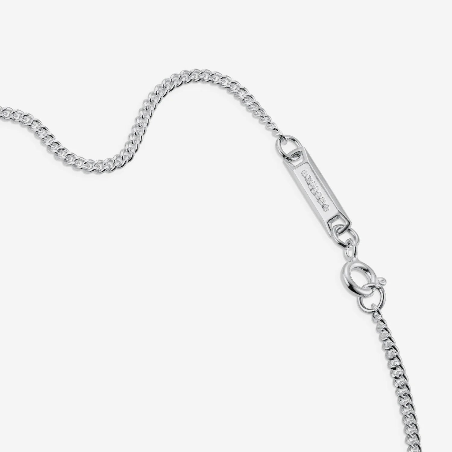 886 Fine Curb Chain Bracelet in Sterling Silver