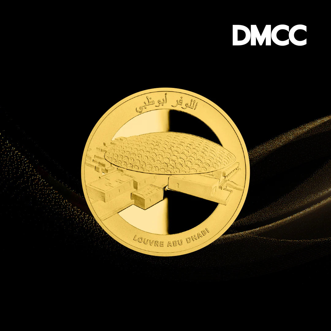UAE Louvre Abu Dhabi Gold 1/2 oz (ounce) coin DMCC