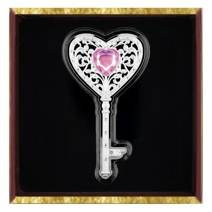 Key of Love High Relief Silver 1 oz (ounce) ABConcept Gold Store AE