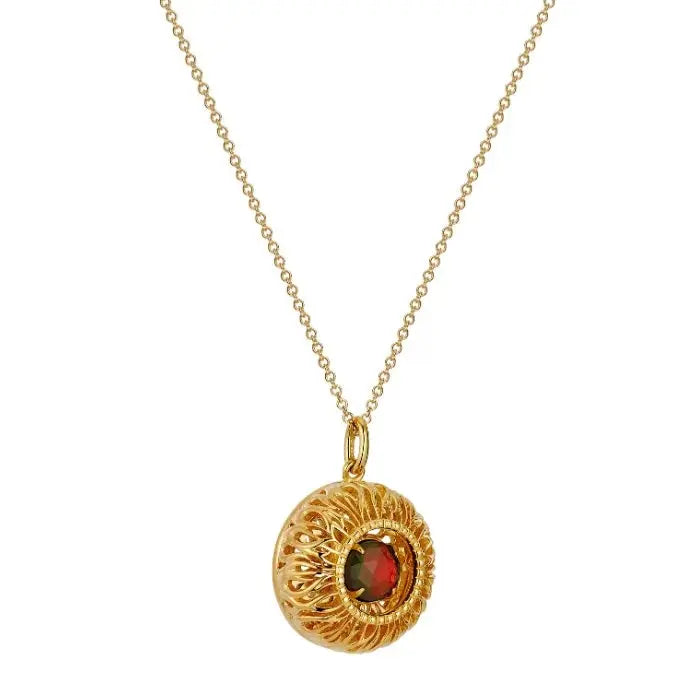Canada Dancing Ammolite: Elements of Nature Fire Pendant Silver 3.5 gram Pendant Gold-Gilded The Royal Canadian Mint