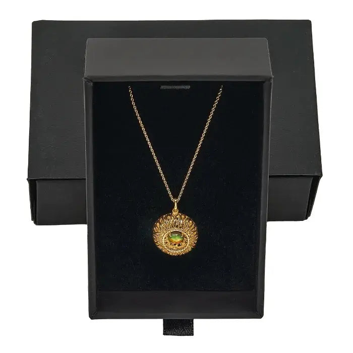 Canada Dancing Ammolite: Elements of Nature Fire Pendant Silver 3.5 gram Pendant Gold-Gilded The Royal Canadian Mint