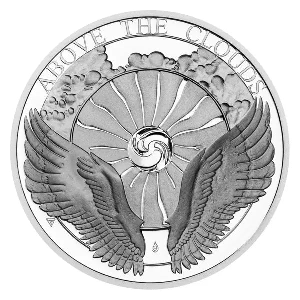 Aviation Above the Clouds 2023 Reverse Proof Silver 1 oz (ounce) coin The Czech Mint