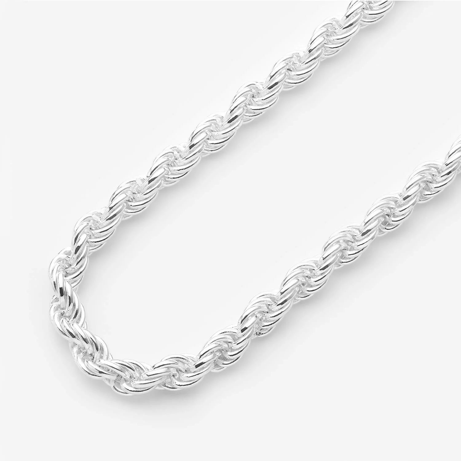 886 Rope Chain in Sterling Silver