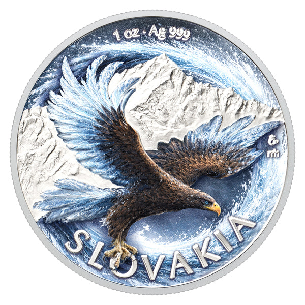Slovak Eagle 2026 Color Proof Silver 1 oz (ounce) coin