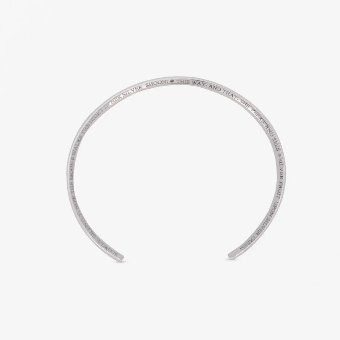 886 Fine Poem Cuff Bracelet in Sterling Silver 886 The Royal Mint