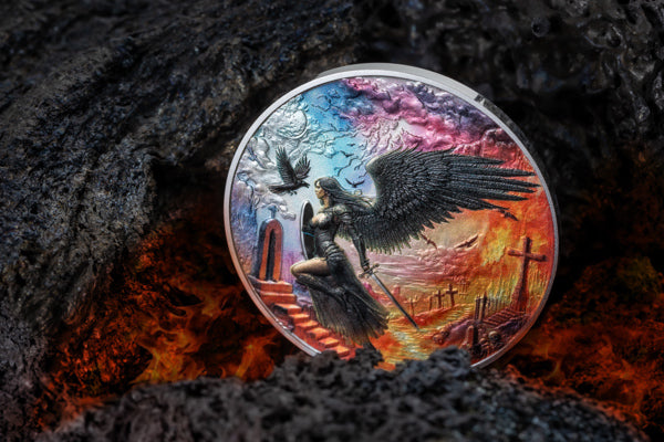 Battle of Good and Evil: Evil Reverse Proof Silver 42 gram coin
