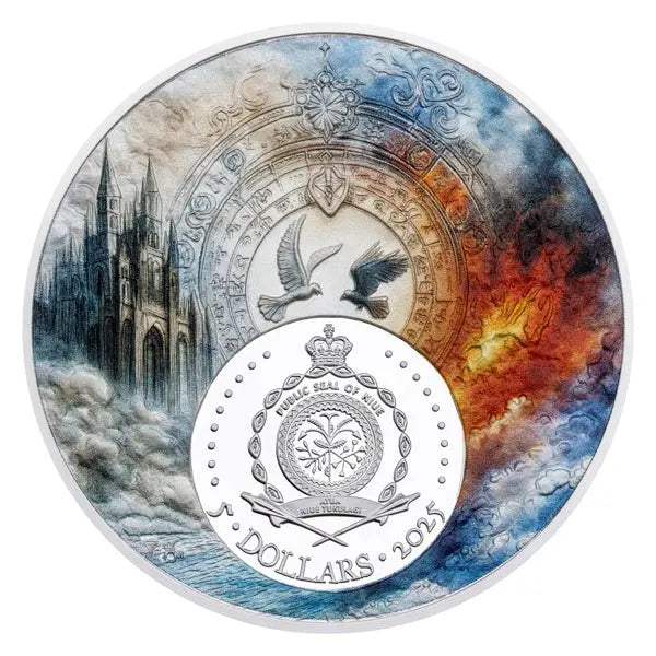 Battle of Good and Evil: Evil Reverse Proof Silver 42 gram coin The Czech Mint