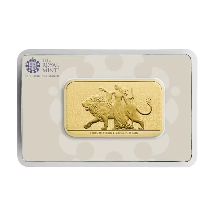 Great Britain Una and the Lion Gold 1 oz (ounce) Bar