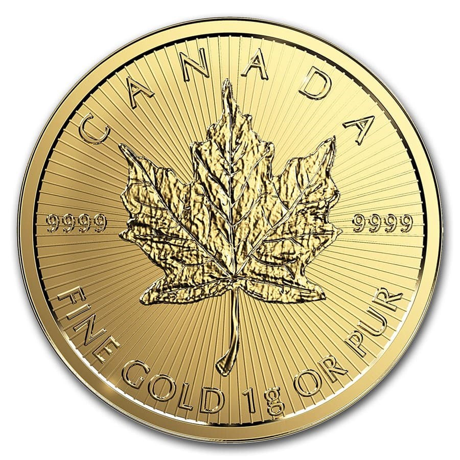 Canada Maple Leaf Gold 1 gram coin