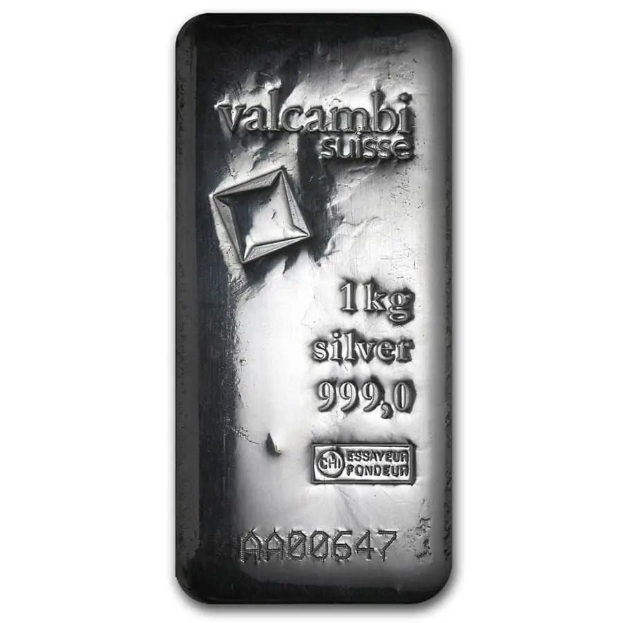 Valcambi Silver 1 kilo Valcambi Suisse