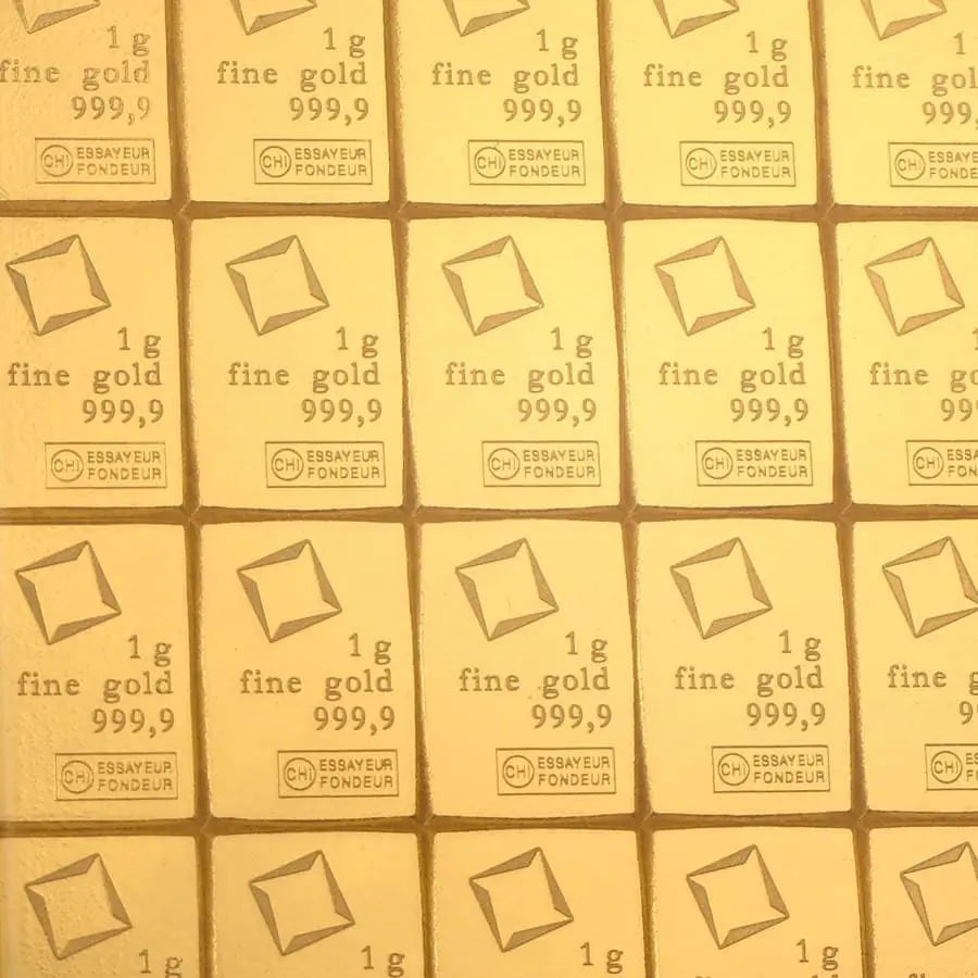 Valcambi CombiBar Gold 20 x 1 gram Valcambi Suisse