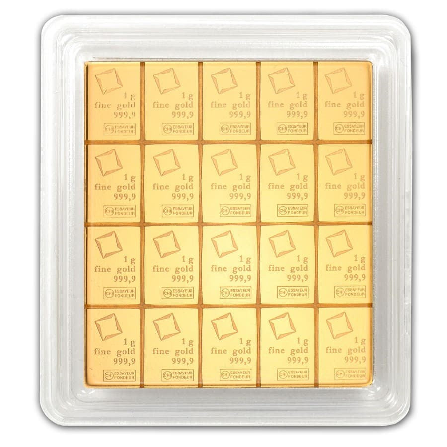 Valcambi Gold 20 x 1 gram CombiBar