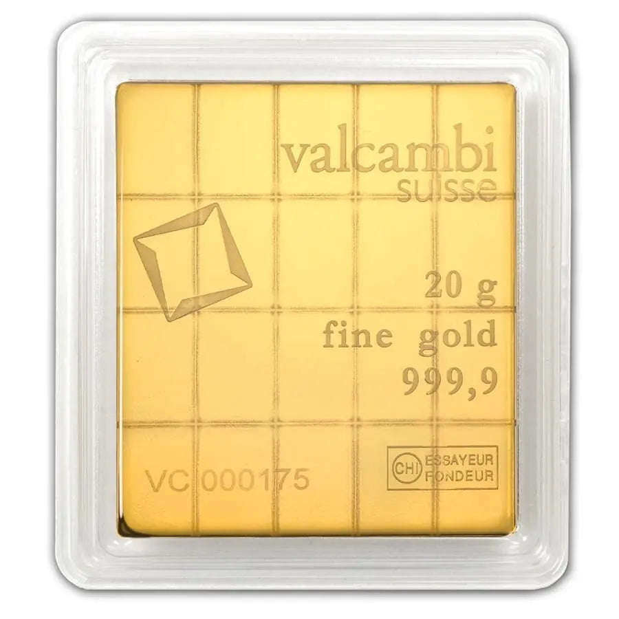 Valcambi CombiBar Gold 20 x 1 gram Valcambi Suisse