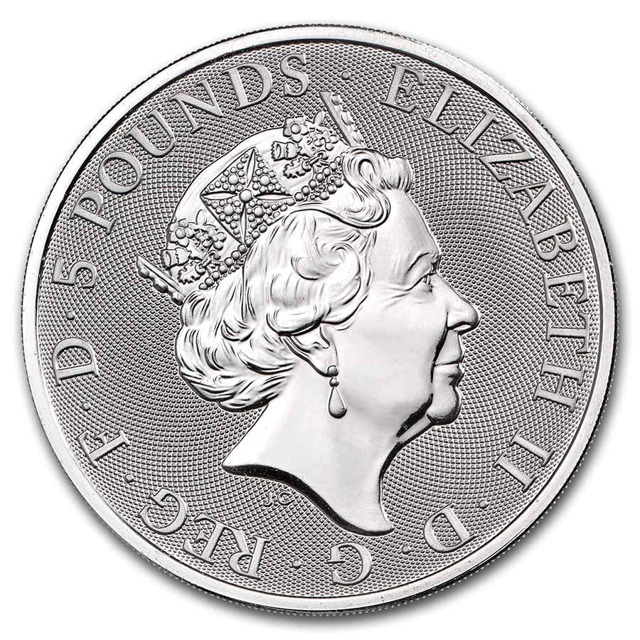 Great Britain Queen's Beasts Silver 2 oz (ounce) Coin