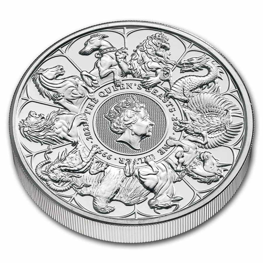 Great Britain Queen's Beasts Silver 2 oz (ounce) Coin