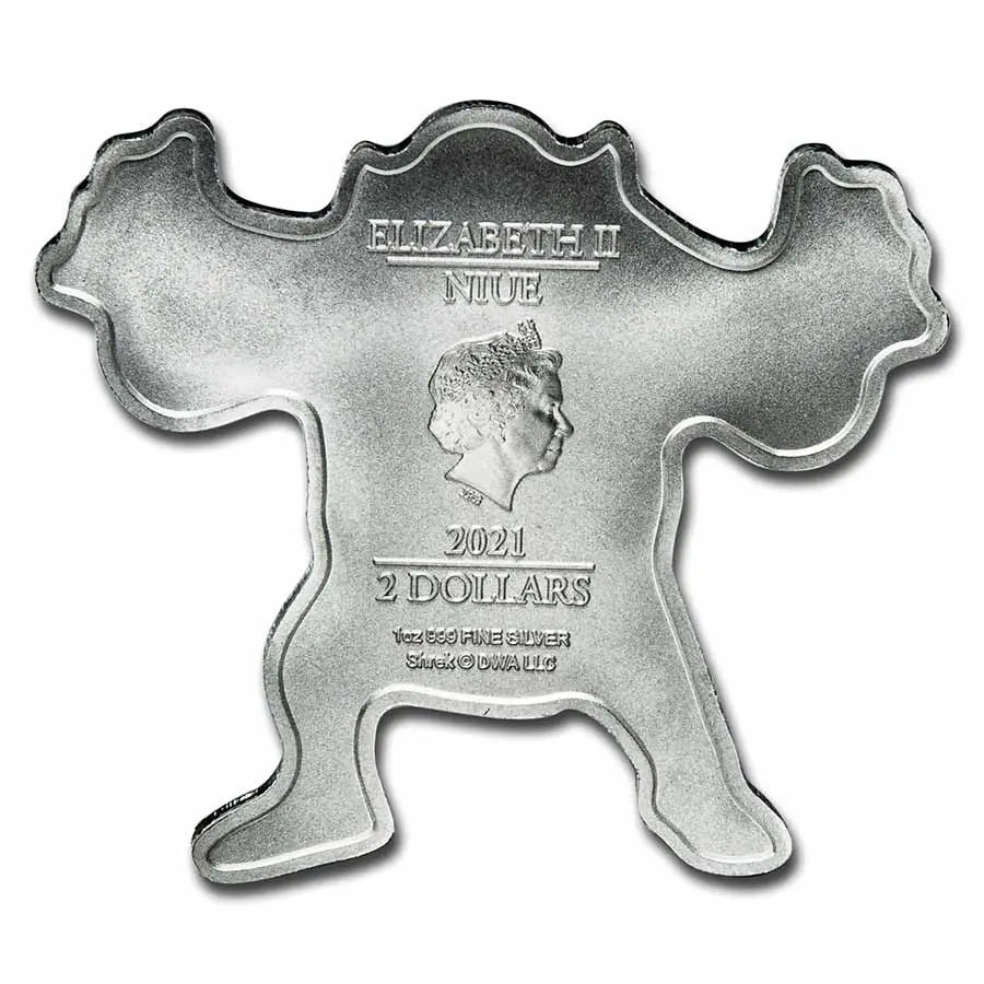 Shrek Silver 1 oz (ounce) ABConcept Gold Store AE