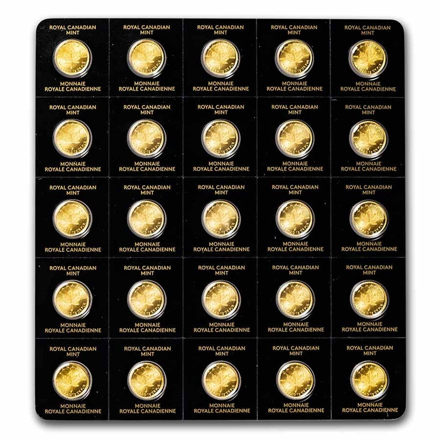 Canada Maple Gram Gold 25 x 1 gram