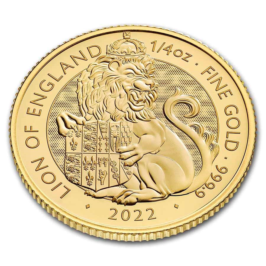 Great Britain Queen's Tudor Beasts Gold 1/4 oz (ounce) coin