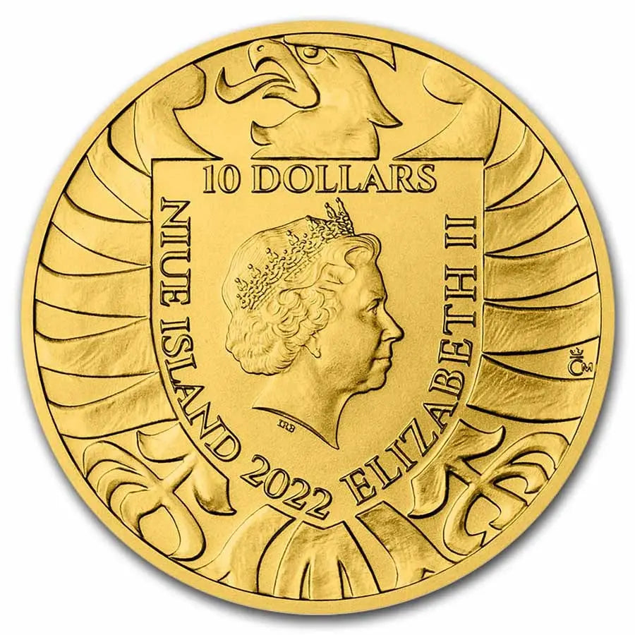 Czech Lion Gold 1/4 oz (ounce) coin The Czech Mint