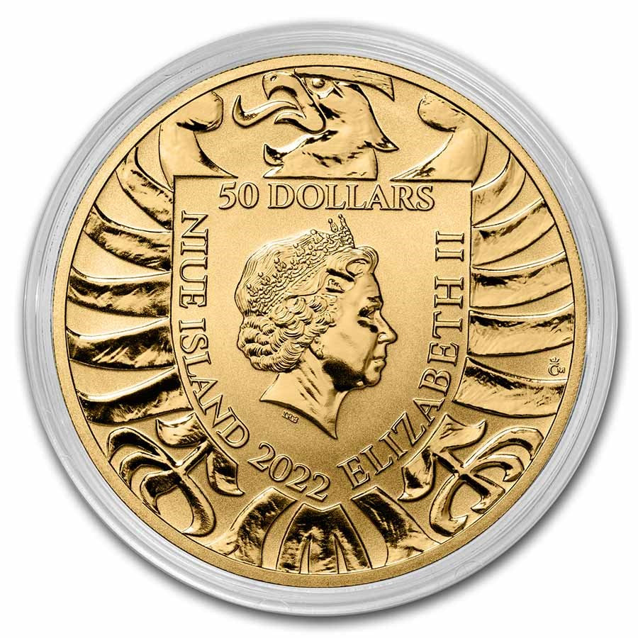 Czech Lion 2022 Gold 1 oz (ounce) coin Reverse Proof