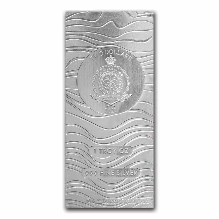 Mandalorian Beskar Silver 1 oz (ounce) Bar