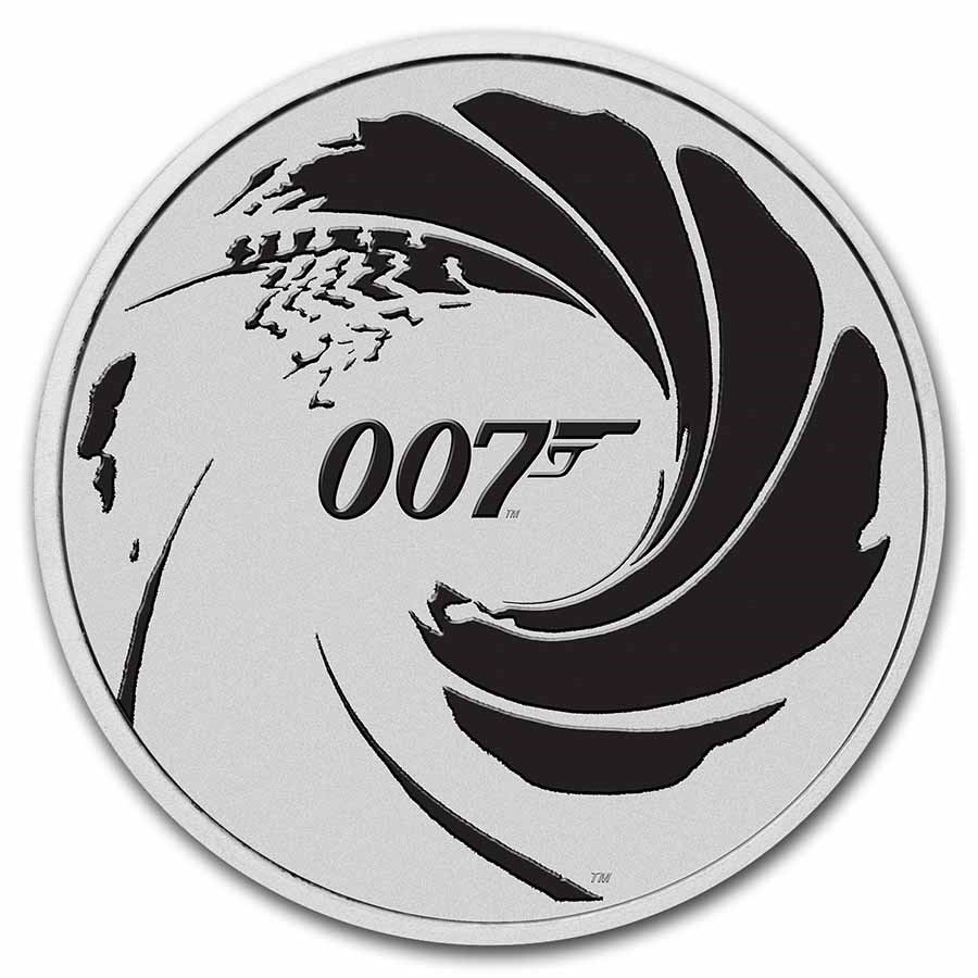 James Bond 007 Silver 1 oz (ounce) coin