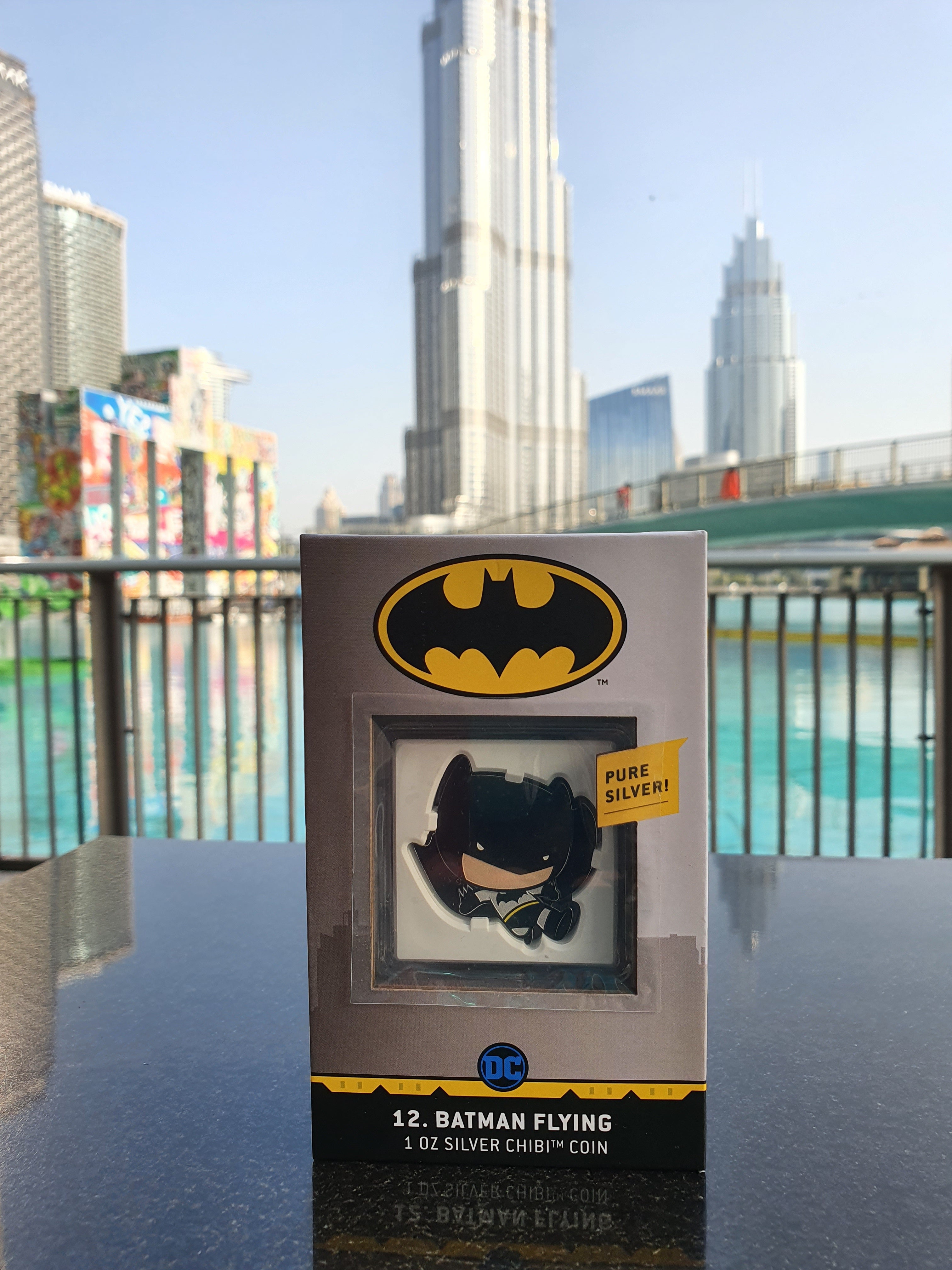 Batman Flying Silver 1 oz (ounce)
