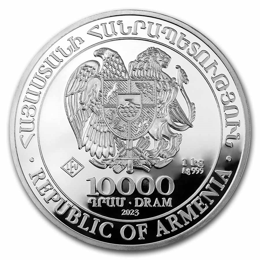 Armenia Silver 1 kilo coin Noah's Ark