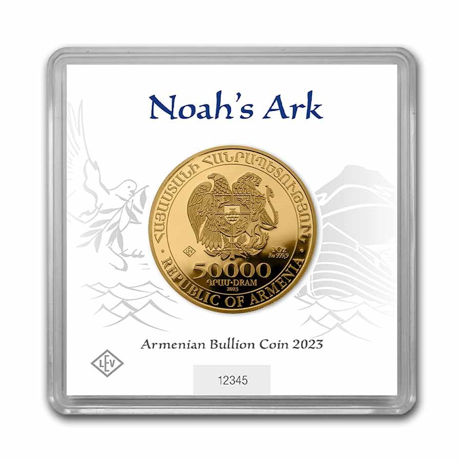 Armenia Gold 1 oz (ounce) Noah's Ark