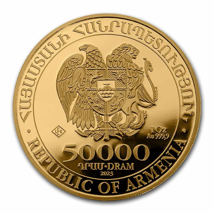 Armenia Gold 1 oz (ounce) Noah's Ark