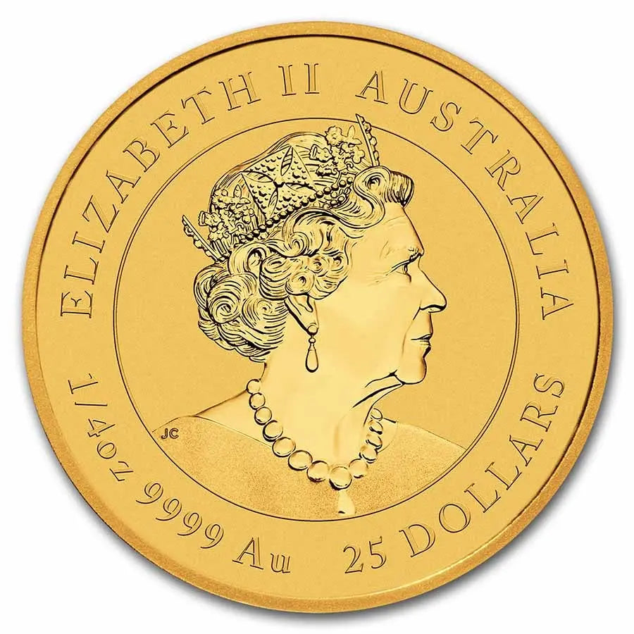 Australia Lunar Rabbit Gold 1/4 oz (ounce) coin The Perth Mint