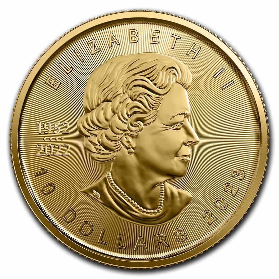Canada Maple Leaf Gold 1/4 oz (ounce) coin