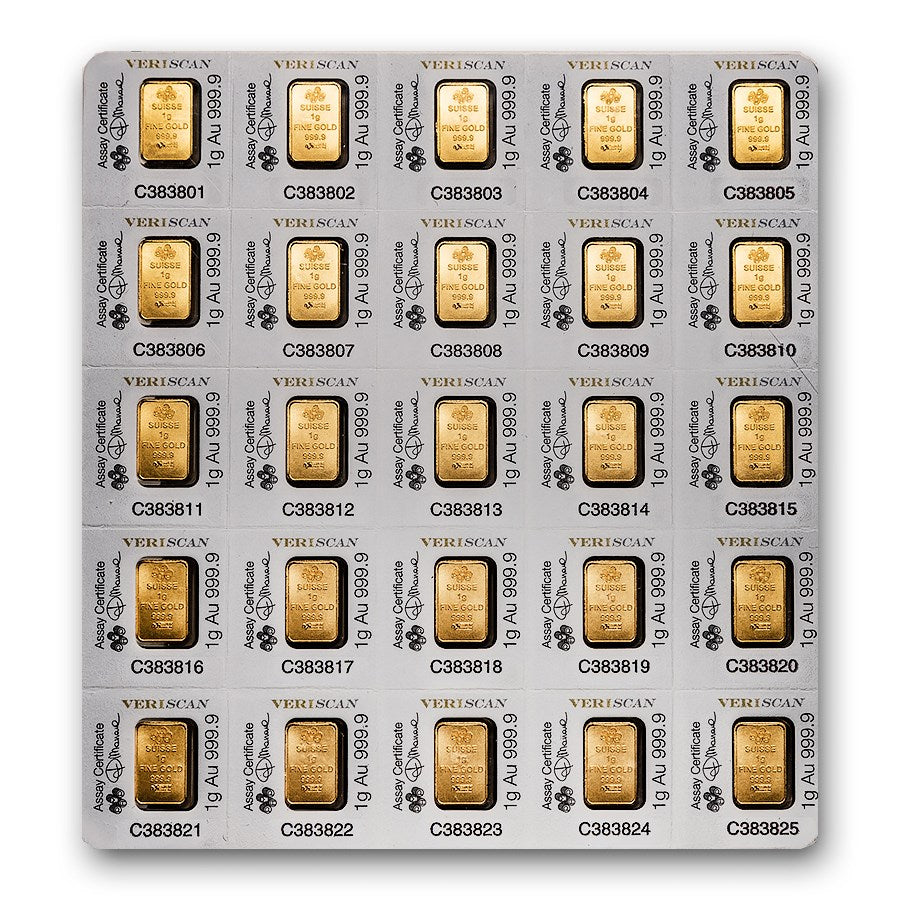 PAMP Suisse Multigram Gold 25 x 1 gram