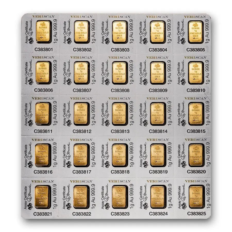 PAMP Suisse Multigram Gold 25 x 1 gram PAMP Suisse