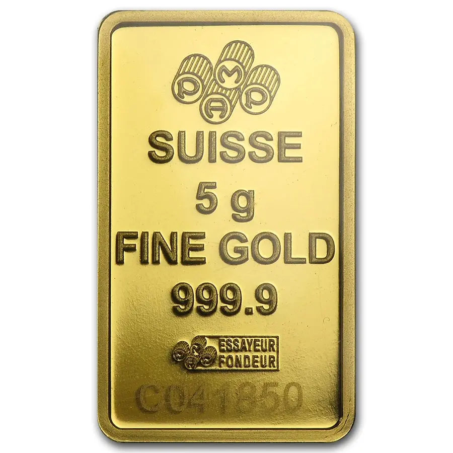 PAMP Suisse Gold 5 gram PAMP Suisse
