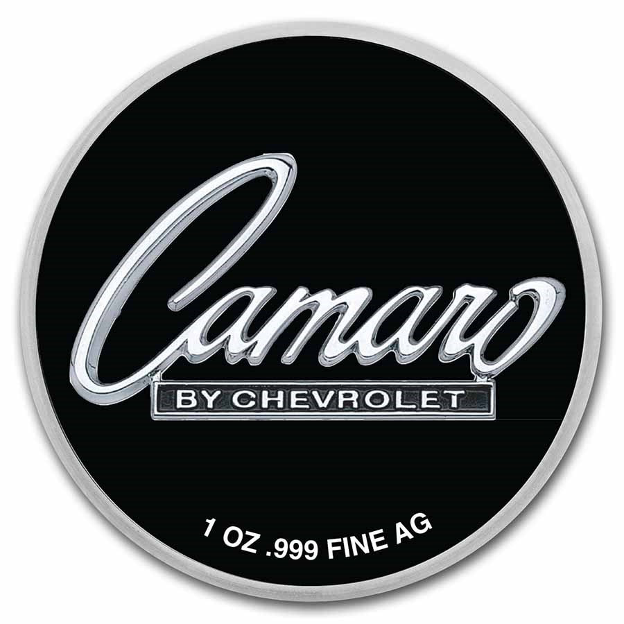 Chevrolet Camaro Silver 1 oz (ounce) coin