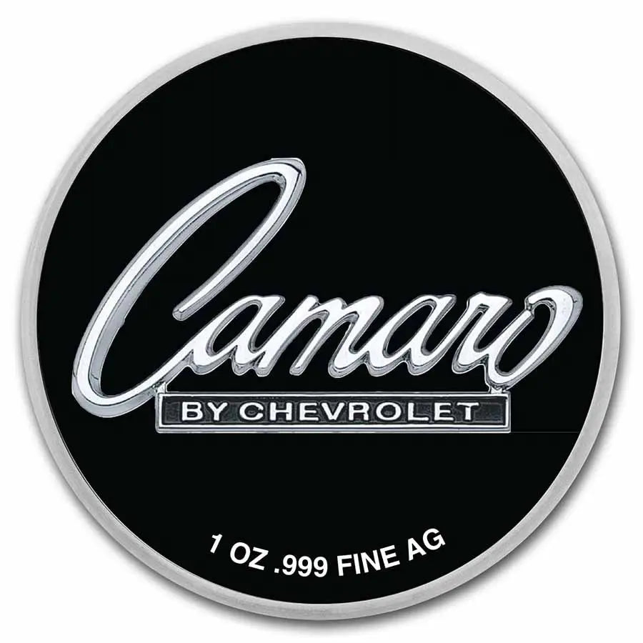 Chevrolet Camaro Silver 1 oz (ounce) coin ABConcept Gold Store AE