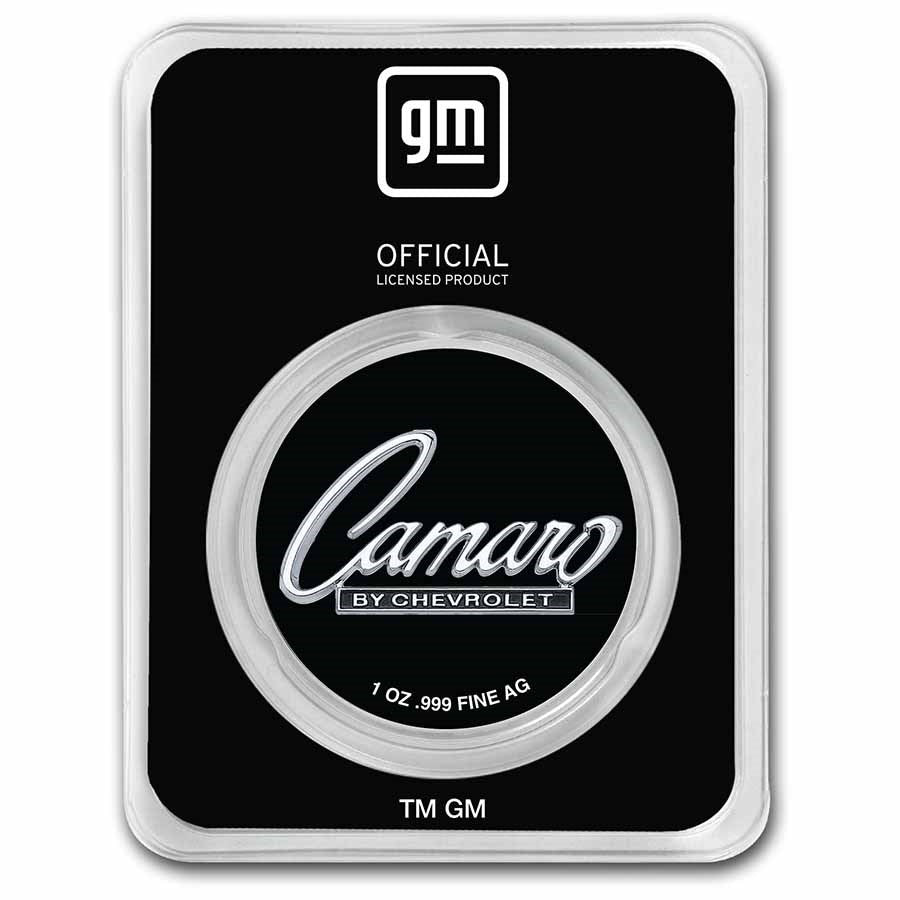 Chevrolet Camaro Silver 1 oz (ounce) coin