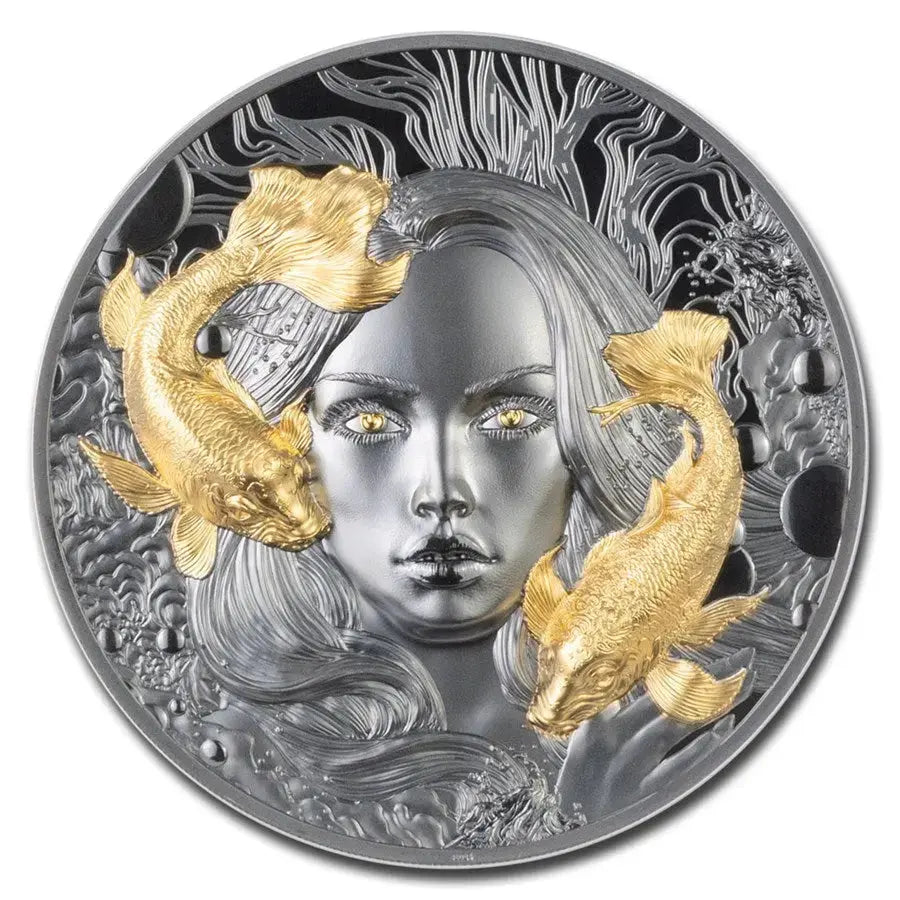 Palau Princess of Water Black Proof NGC PF-70 Silver 2 oz (ounce) Coin Invest Trust