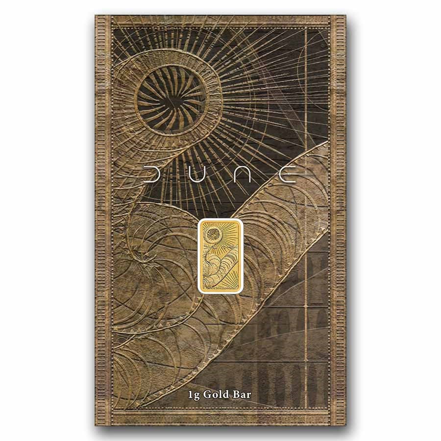 DUNE Sand Worm Gold 1 gram Bar