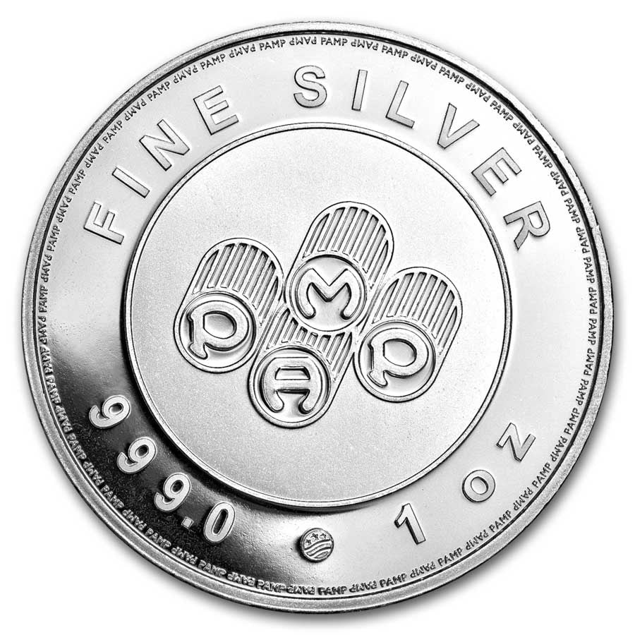 PAMP Suisse Round Silver 1 oz (ounce)