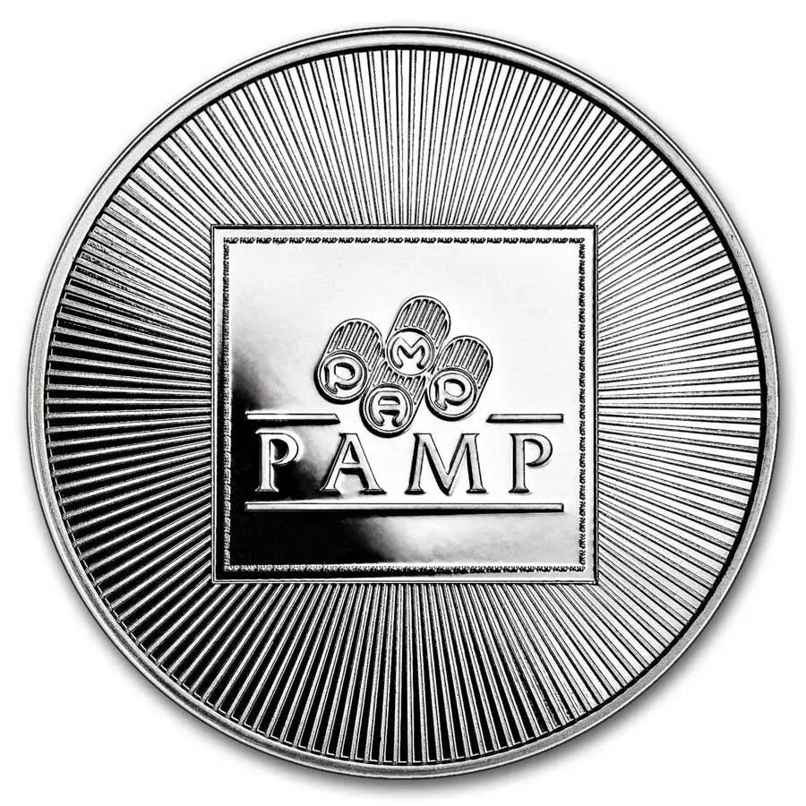 PAMP Suisse Round Silver 1 oz (ounce) PAMP Suisse